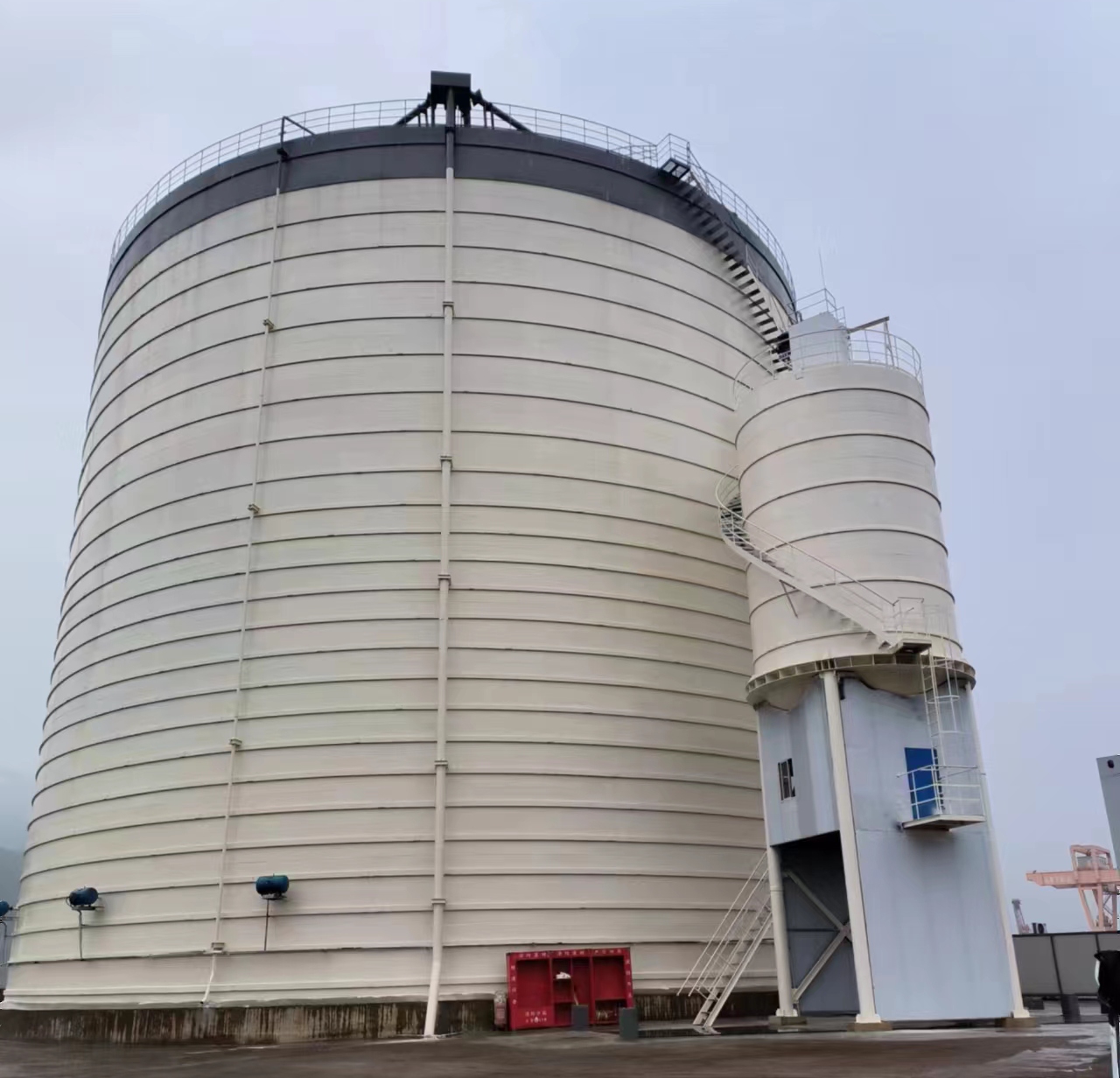 兰西10万吨水泥钢板库