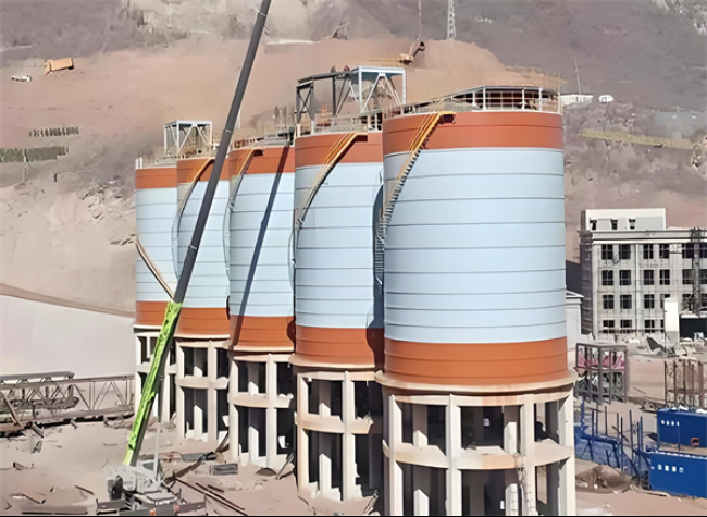 兰西高架钢板仓